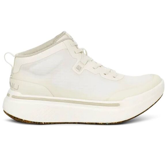 AHNU | Sequence 1 Mid High Top White Platform Lightweight Sneakers | Size 9 main image 5